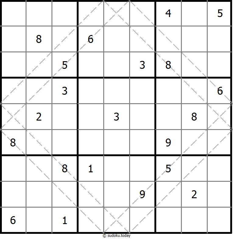 多对角线数独 #10455