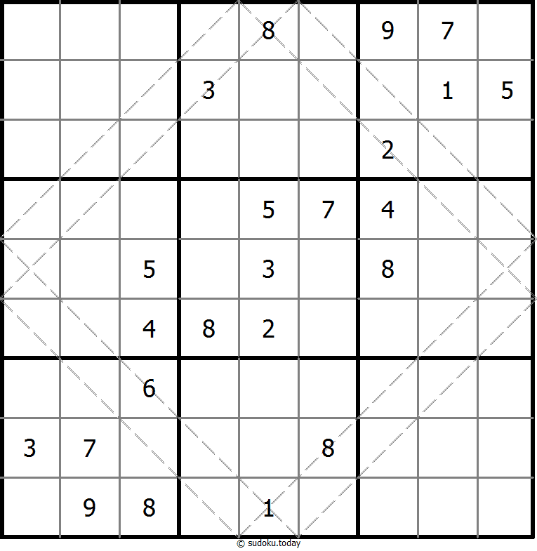 多对角线数独 #10459