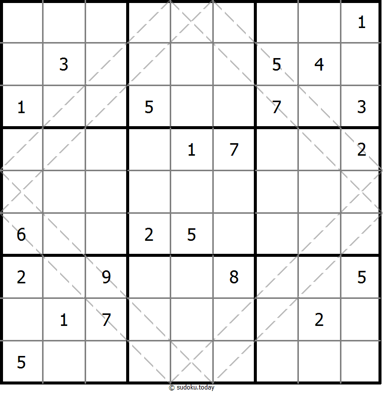 多对角线数独 #10462