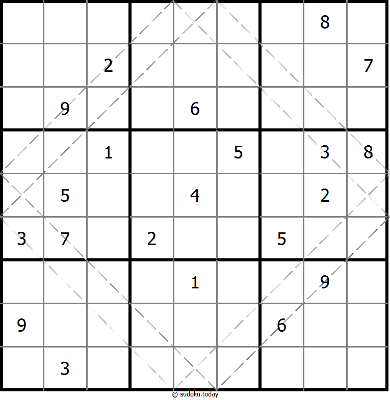 多对角线数独 #10464