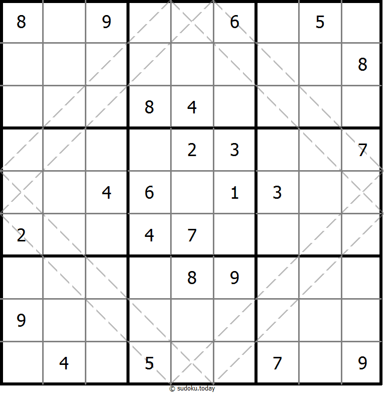 多对角线数独 #10471