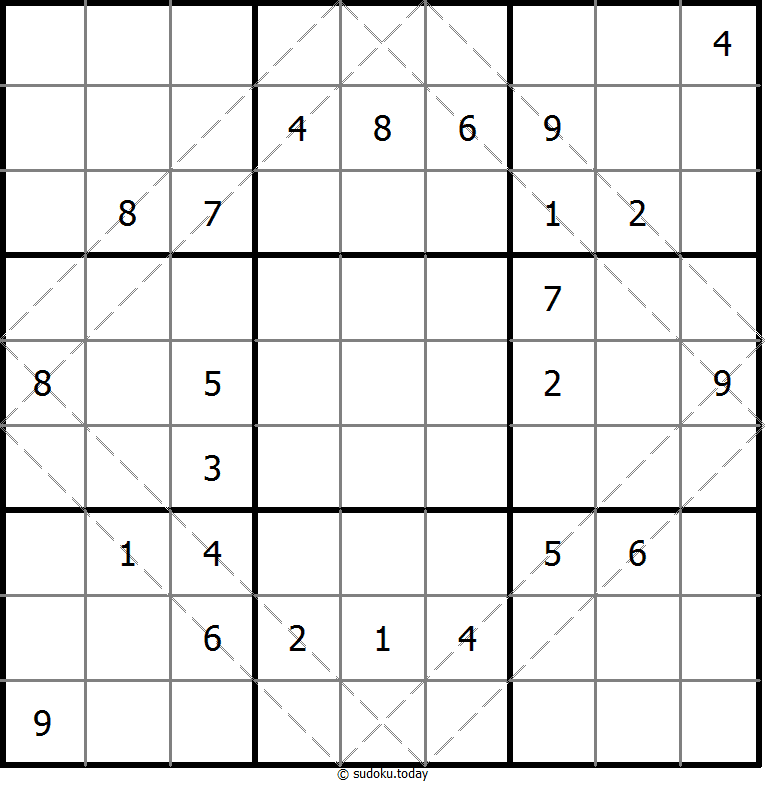 多对角线数独 #10486