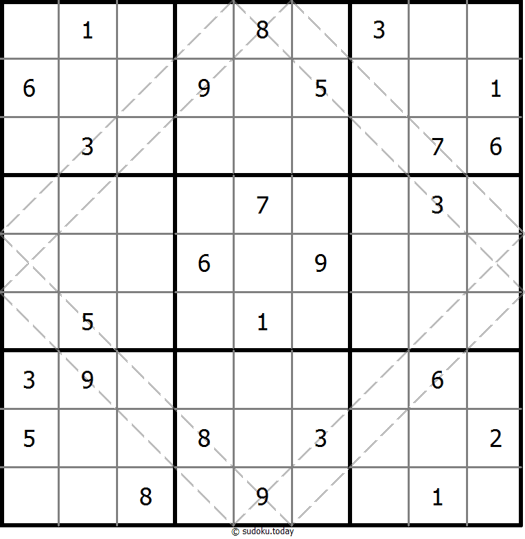多对角线数独 #10488