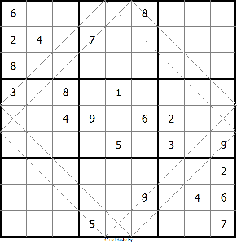 多对角线数独 #10493