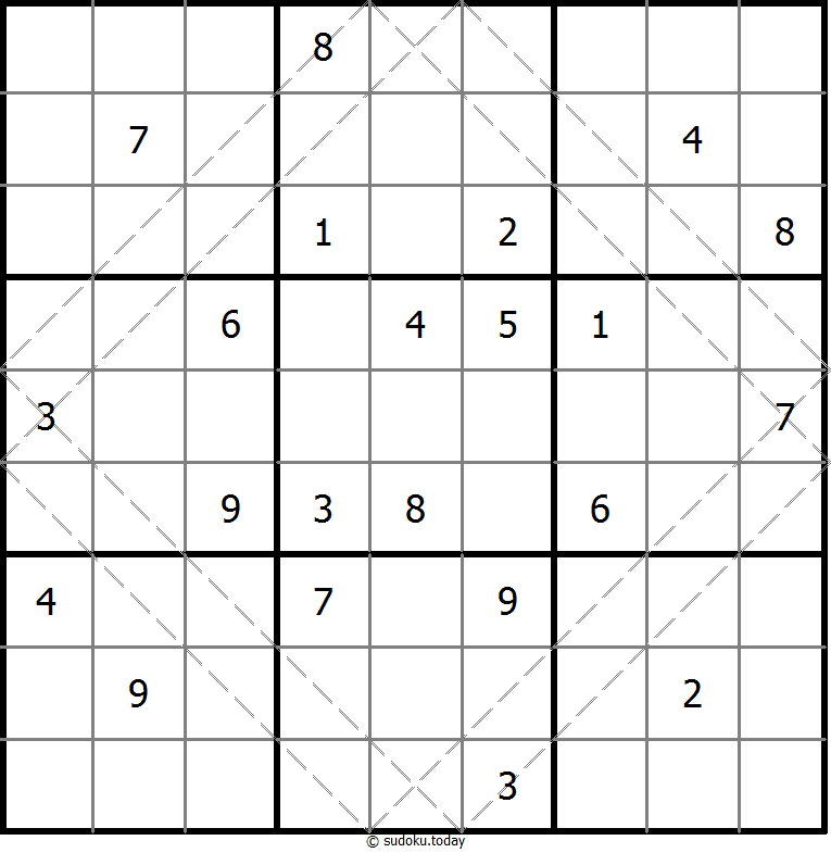 多对角线数独 #10498
