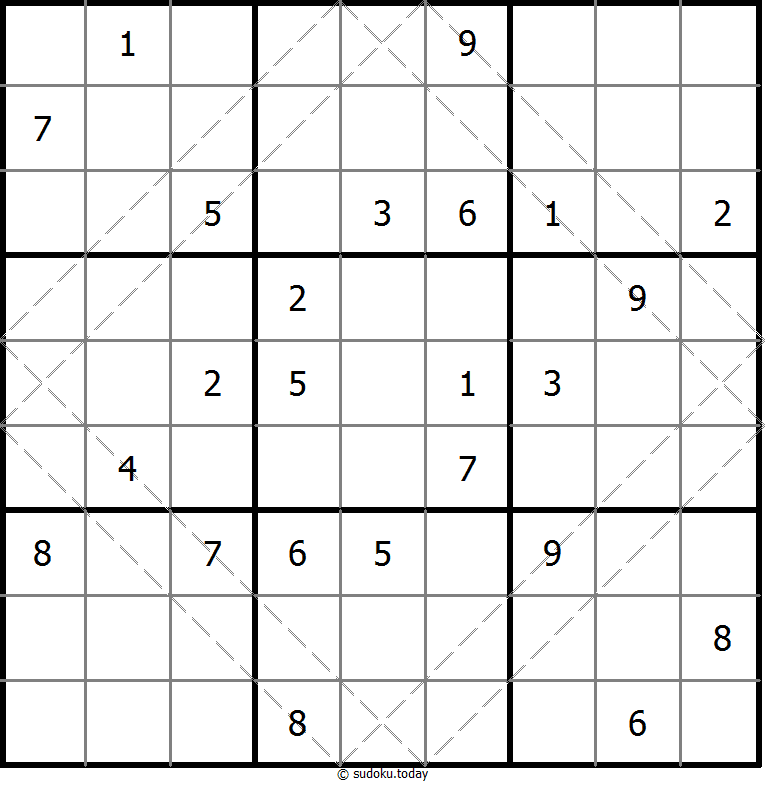 多对角线数独 #10503
