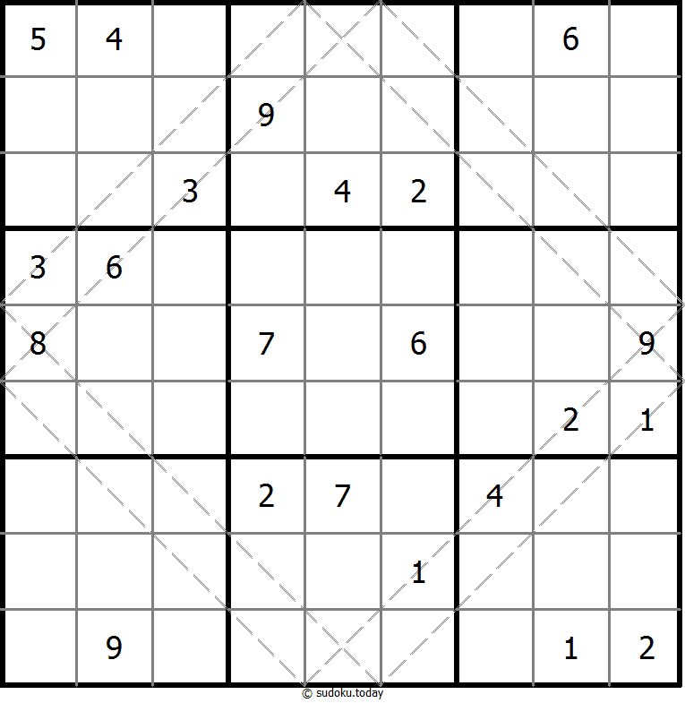 多对角线数独 #10504