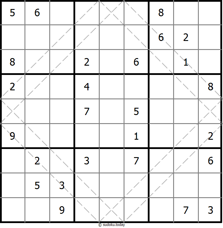 多对角线数独 #10506