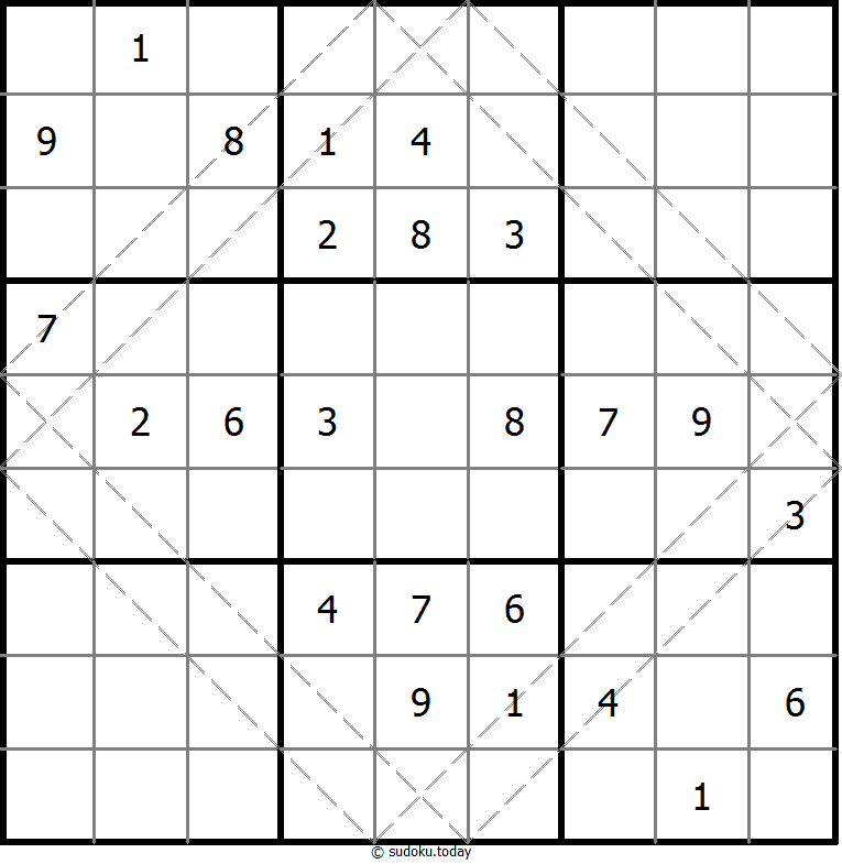 多对角线数独 #10507