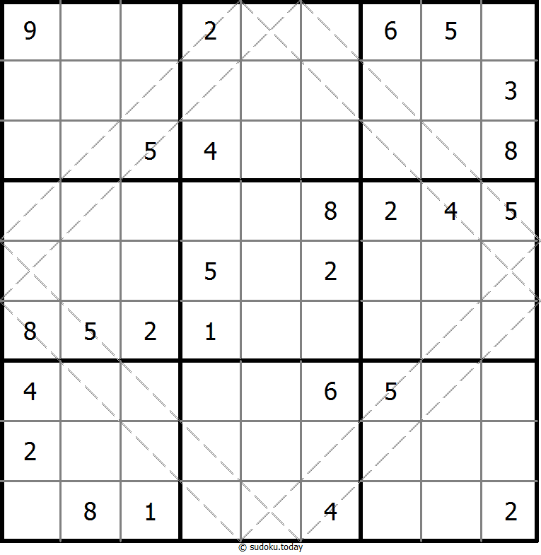 多对角线数独 #10514