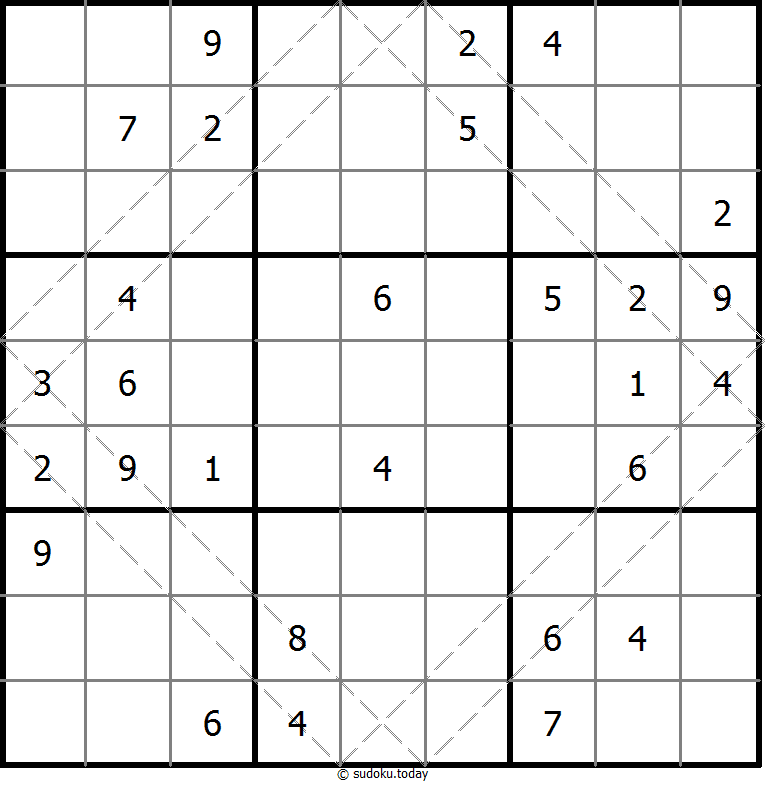 多对角线数独 #10519