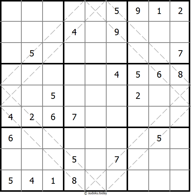多对角线数独 #10524