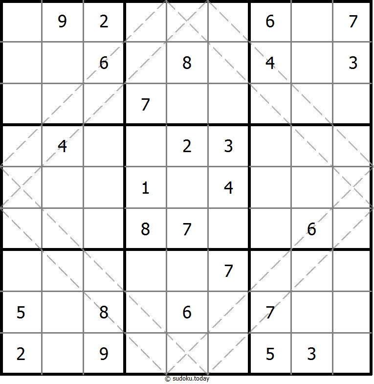 多对角线数独 #10525