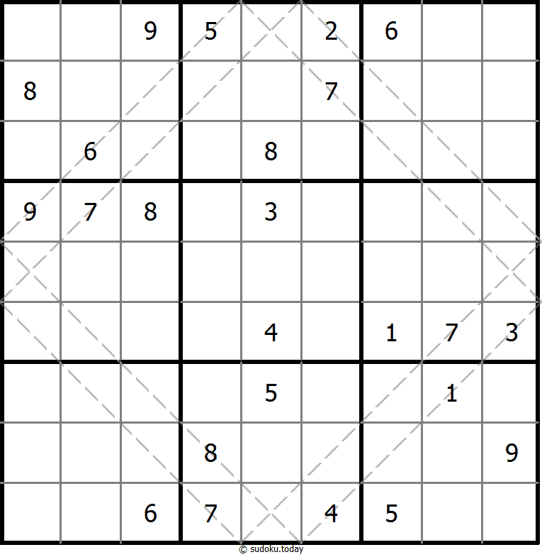 多对角线数独 #10534