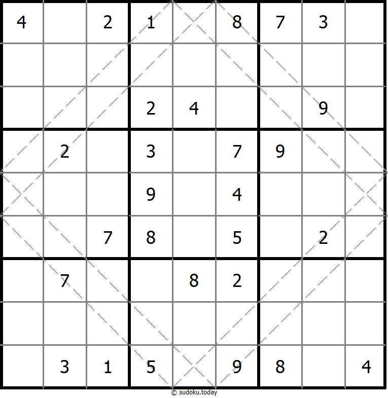多对角线数独 #10537