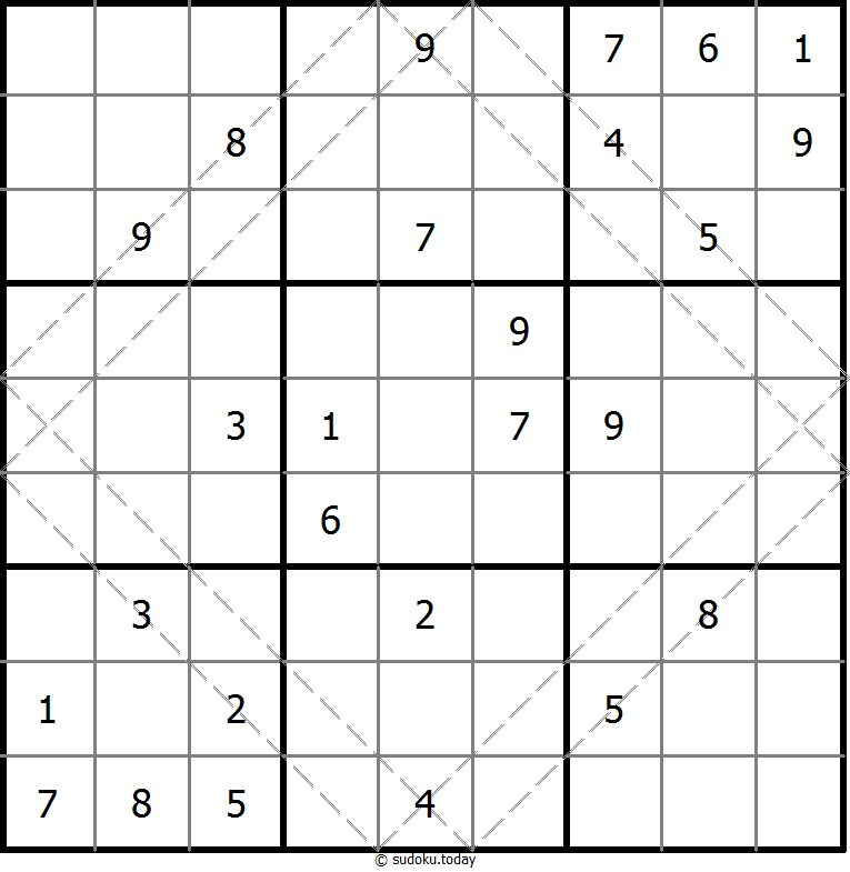 多对角线数独 #10538