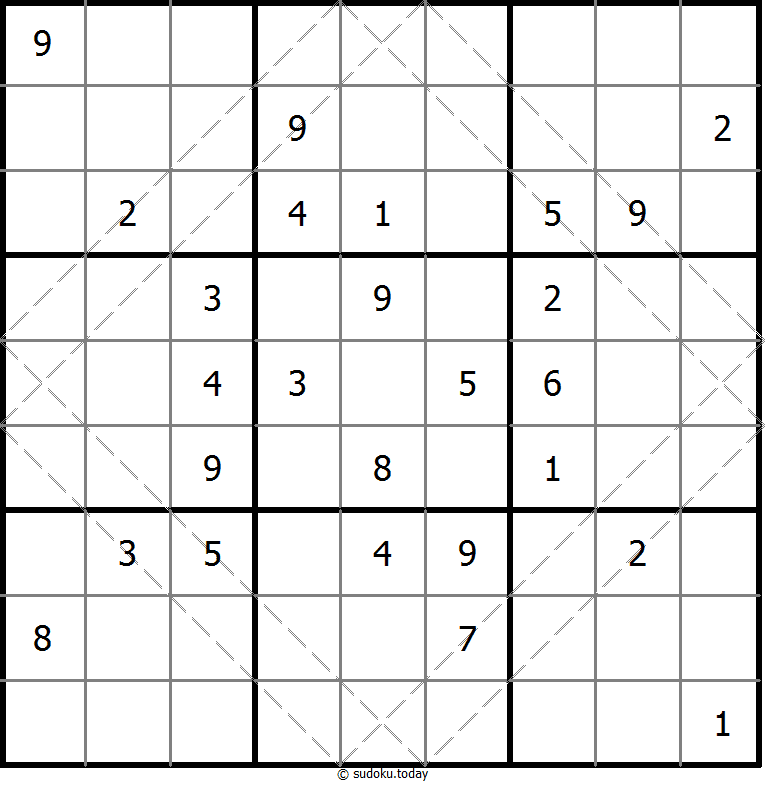 多对角线数独 #10539