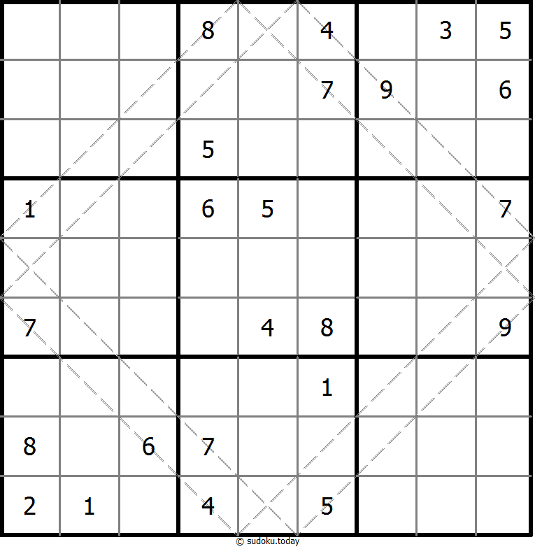 多对角线数独 #10540