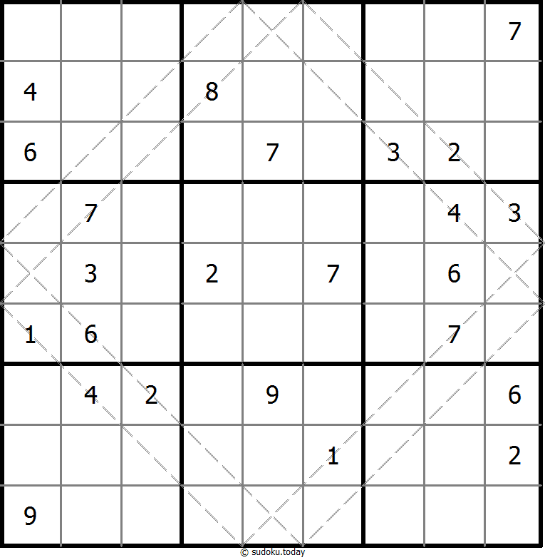 多对角线数独 #10544