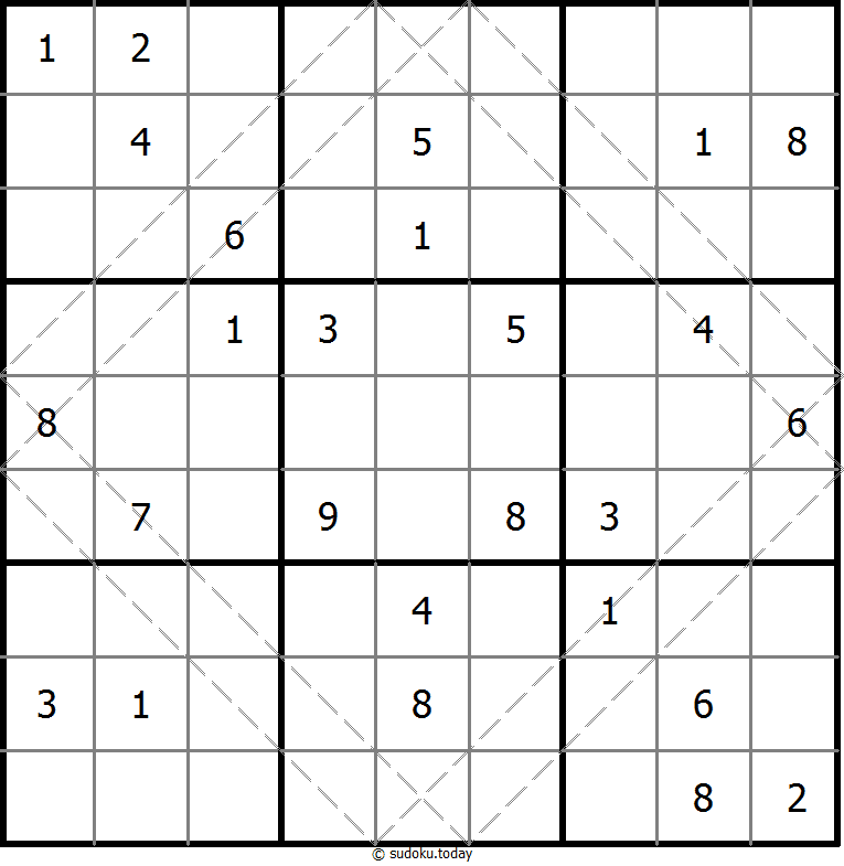 多对角线数独 #10549