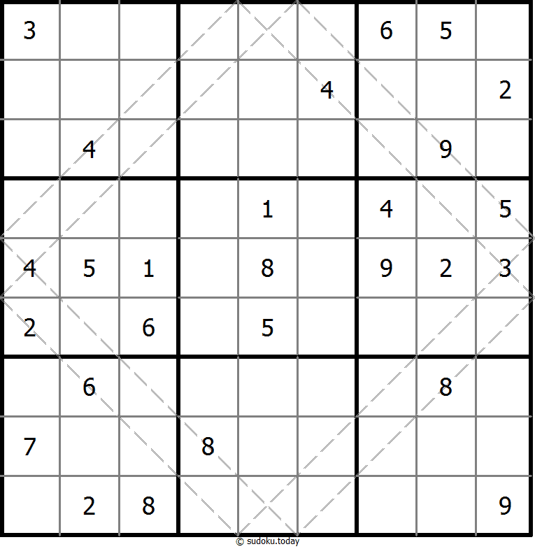 多对角线数独 #10554