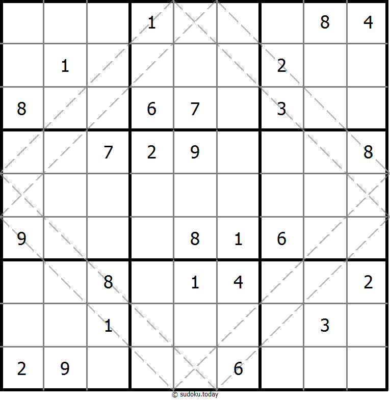 多对角线数独 #10555