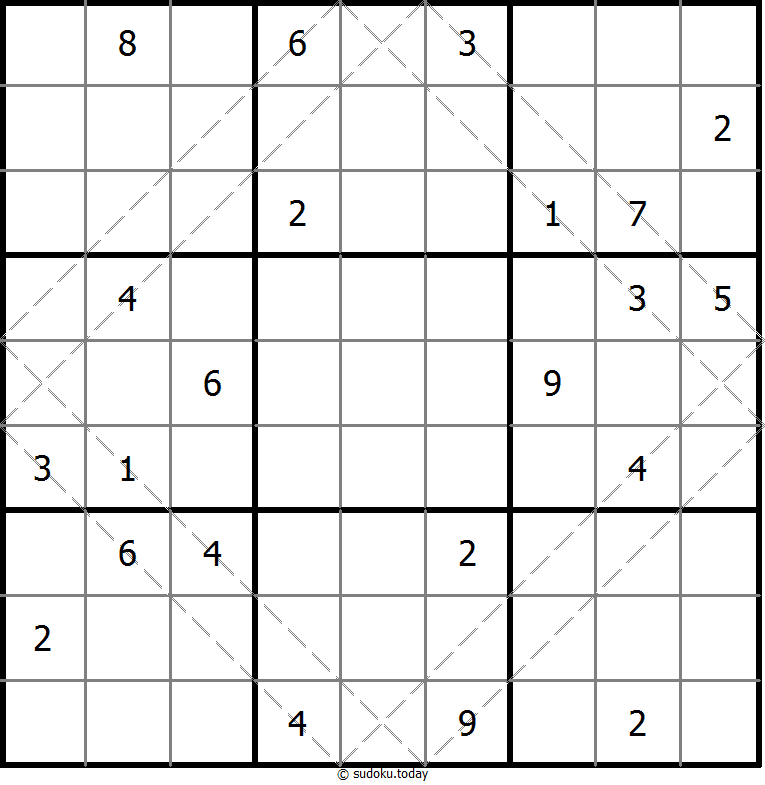 多对角线数独 #10560