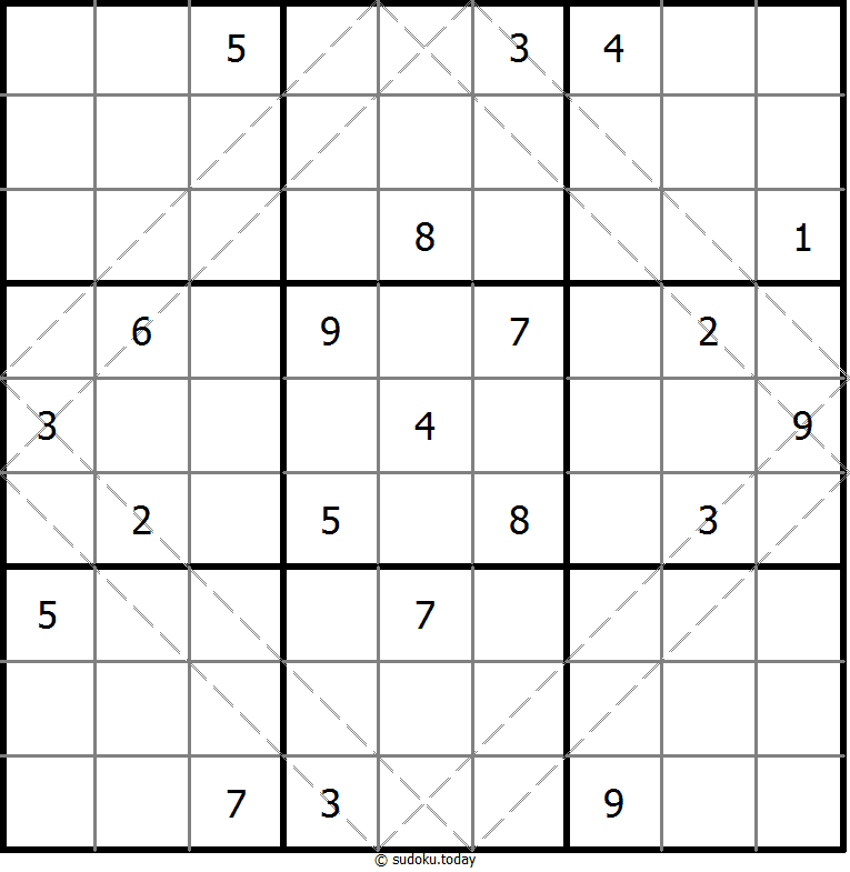 多对角线数独 #10566