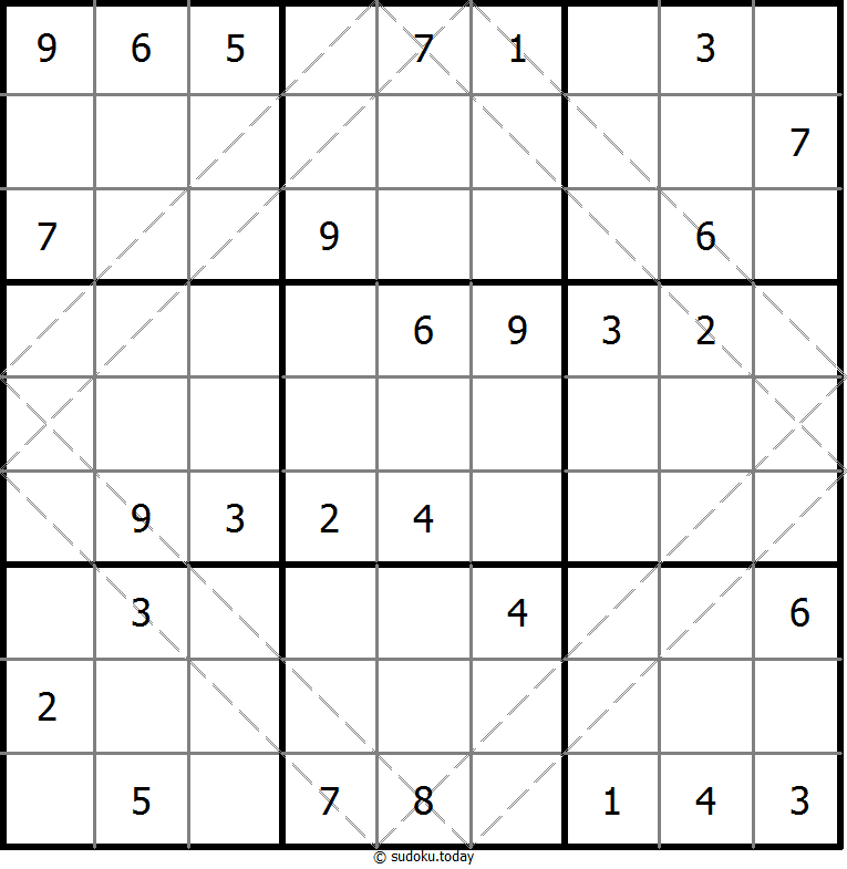 多对角线数独 #10567