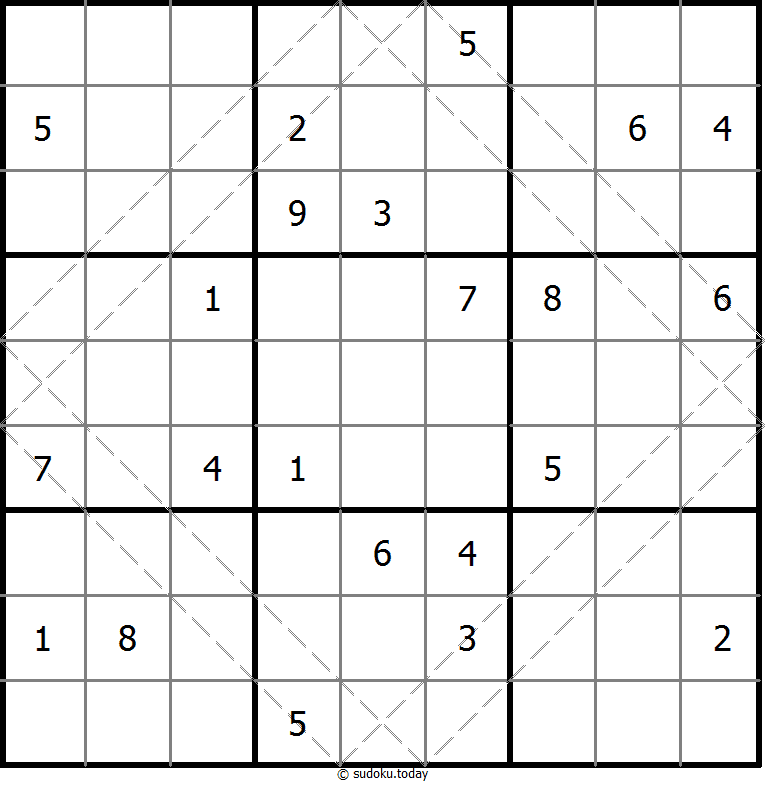 多对角线数独 #10569