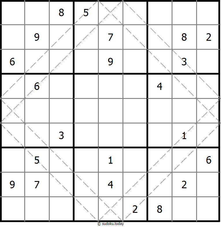 多对角线数独 #10573