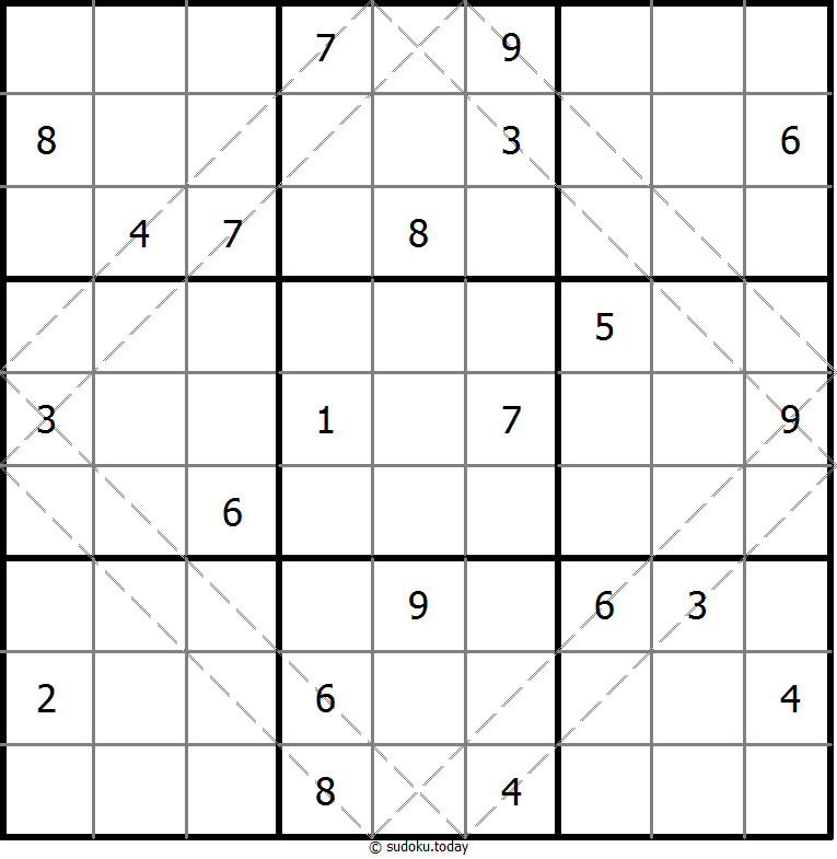 多对角线数独 #10579