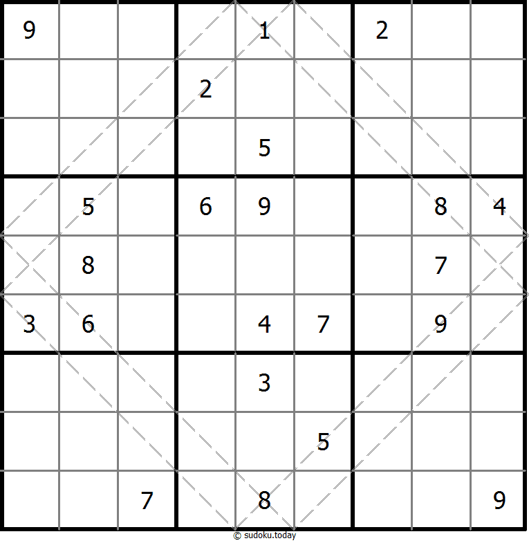 多对角线数独 #10580
