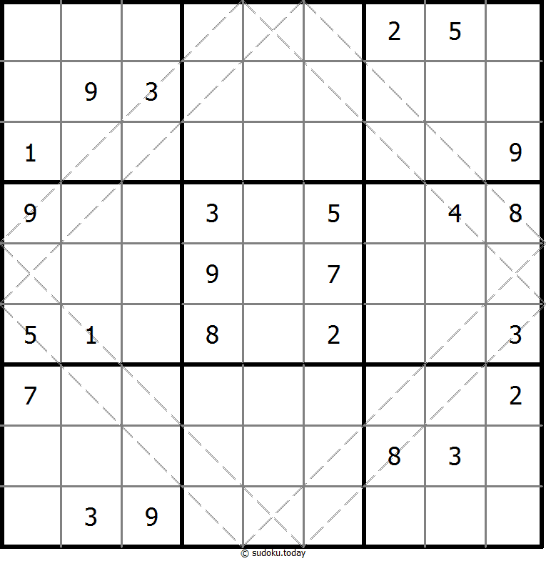 多对角线数独 #10583