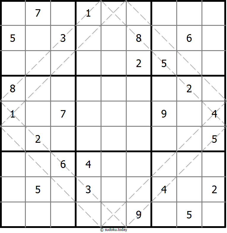 多对角线数独 #10587