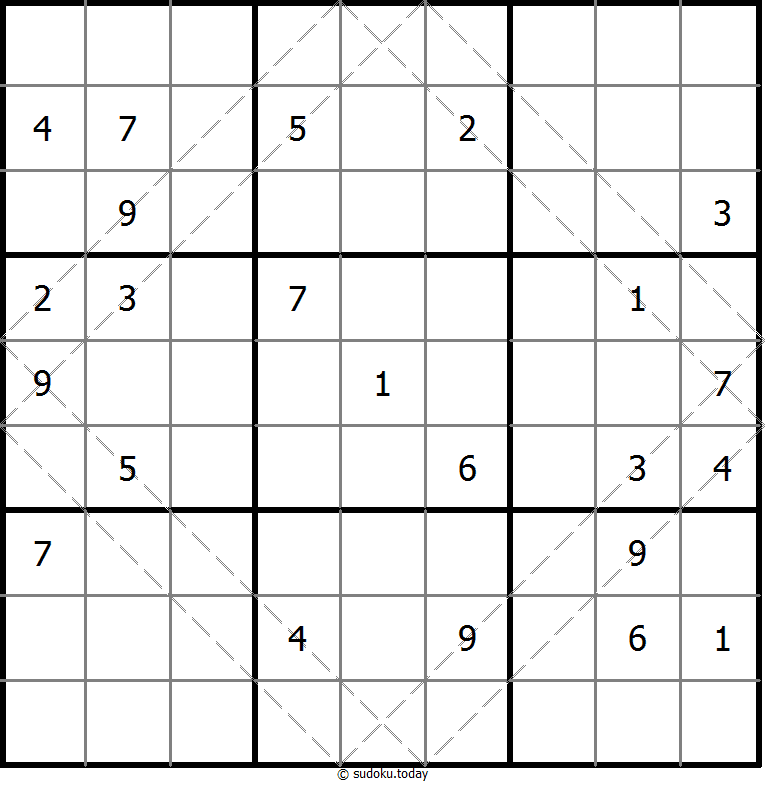 多对角线数独 #10589