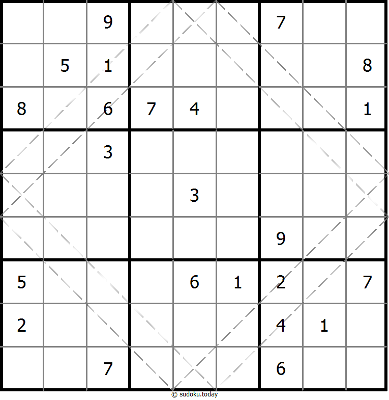 多对角线数独 #10593