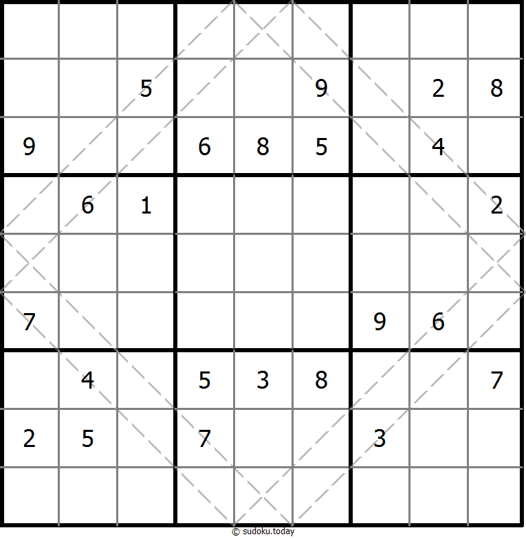 多对角线数独 #10596