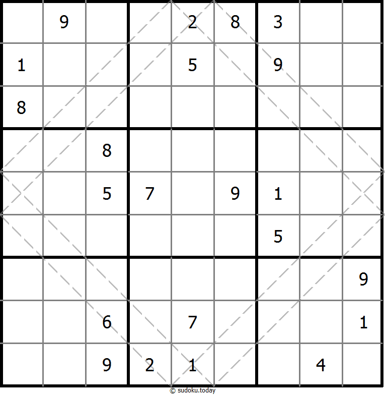 多对角线数独 #10605