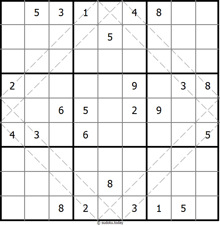 多对角线数独 #10607