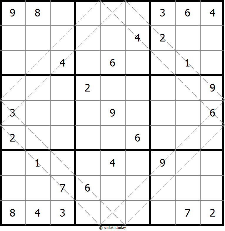 多对角线数独 #10611