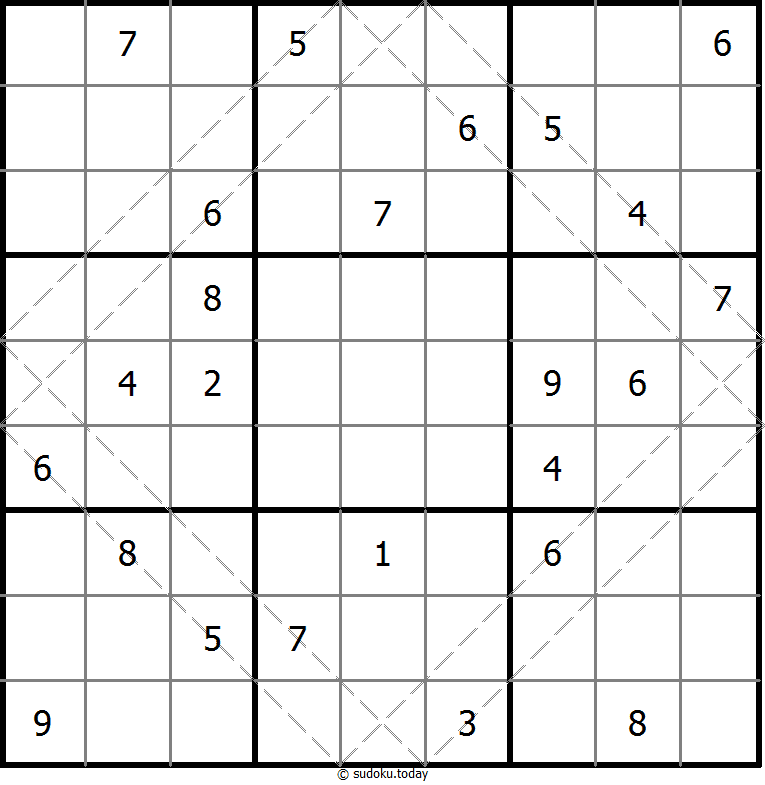 多对角线数独 #10618