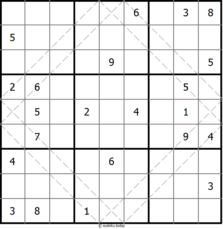 多对角线数独 #10620