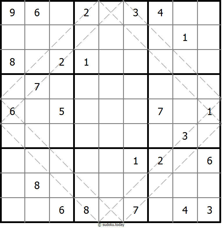 多对角线数独 #10621