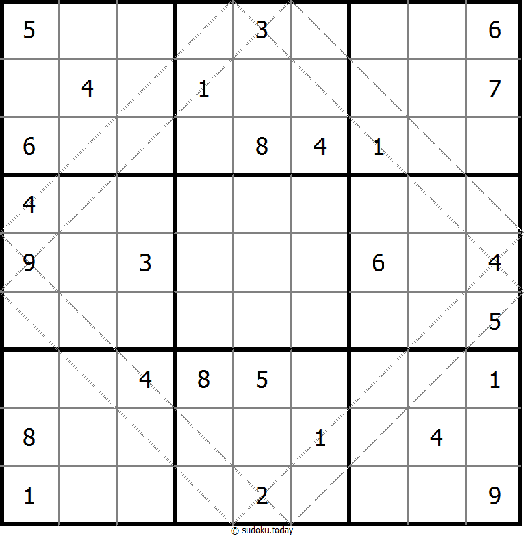 多对角线数独 #10622