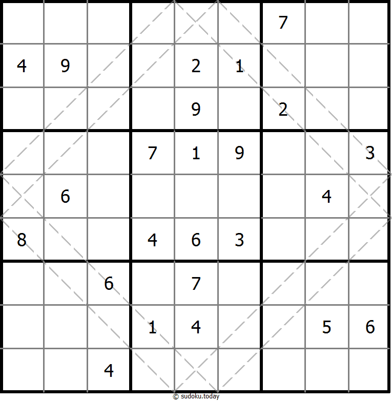 多对角线数独 #10635