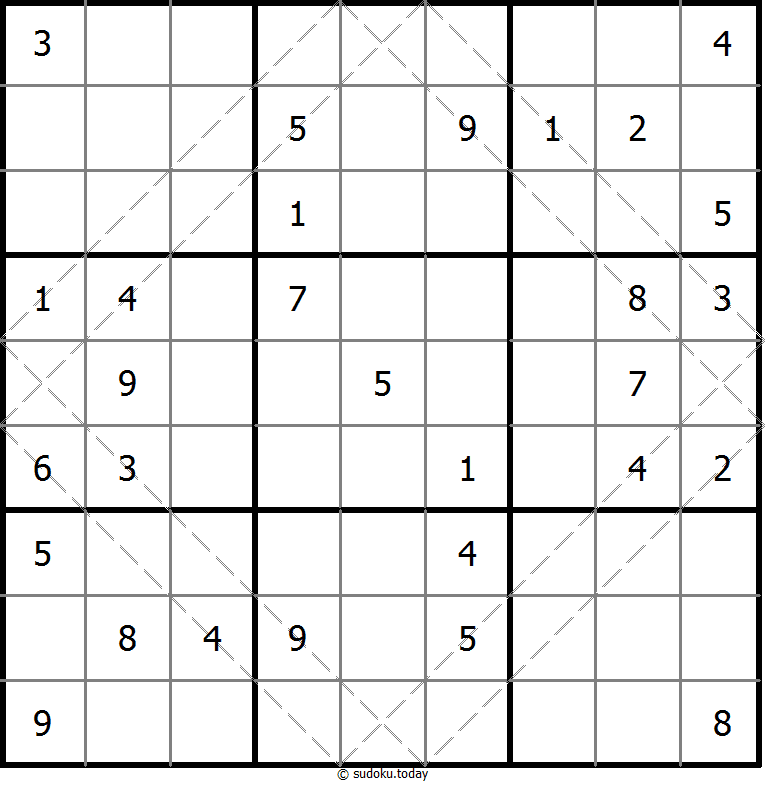 多对角线数独 #10638