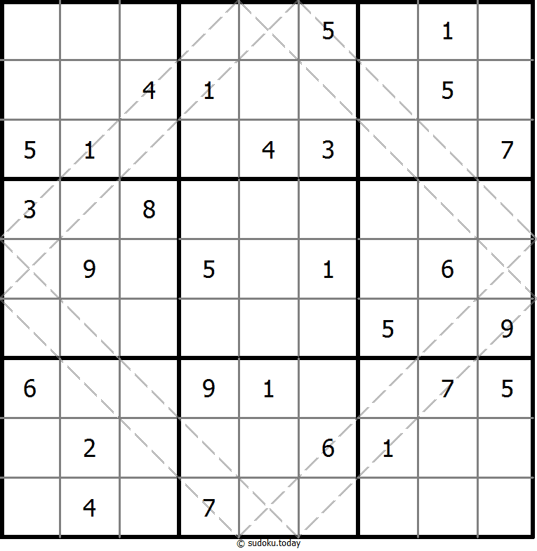 多对角线数独 #10639