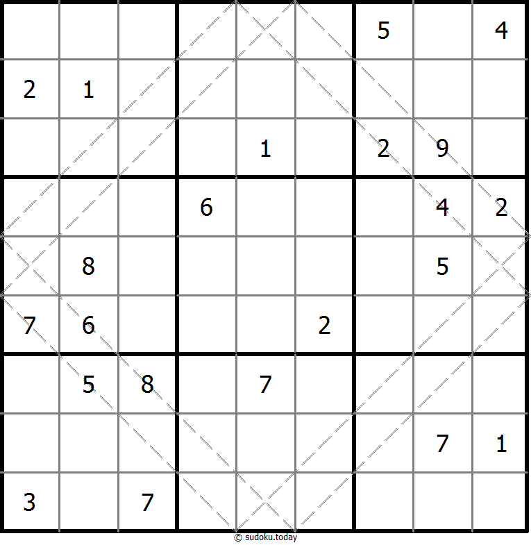 多对角线数独 #10642