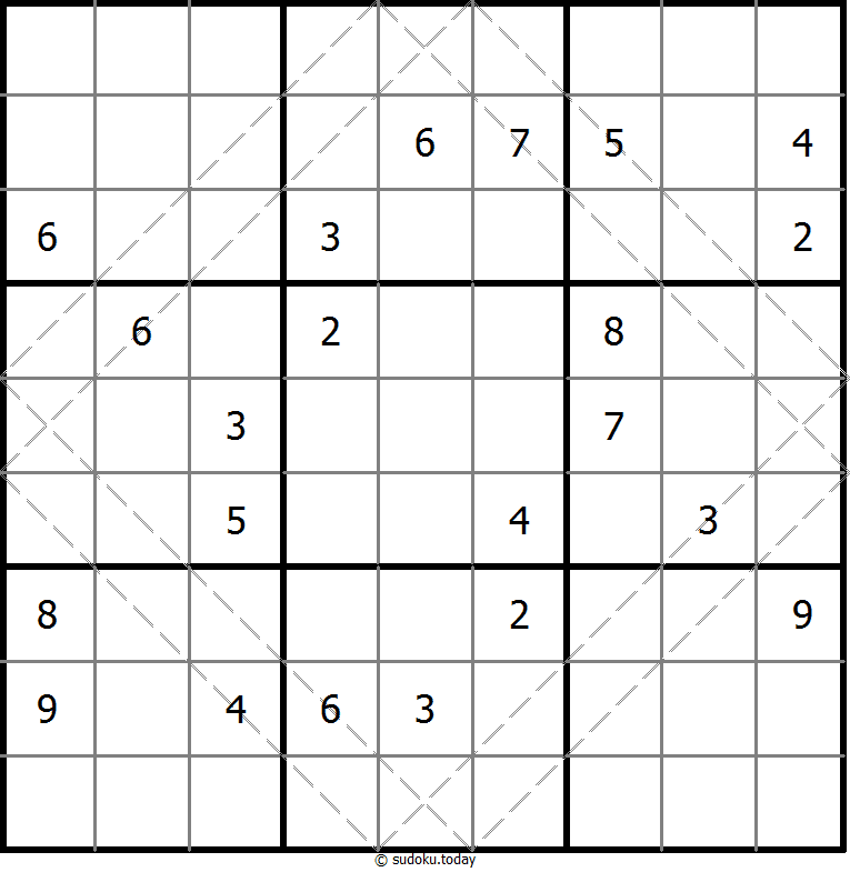 多对角线数独 #10644